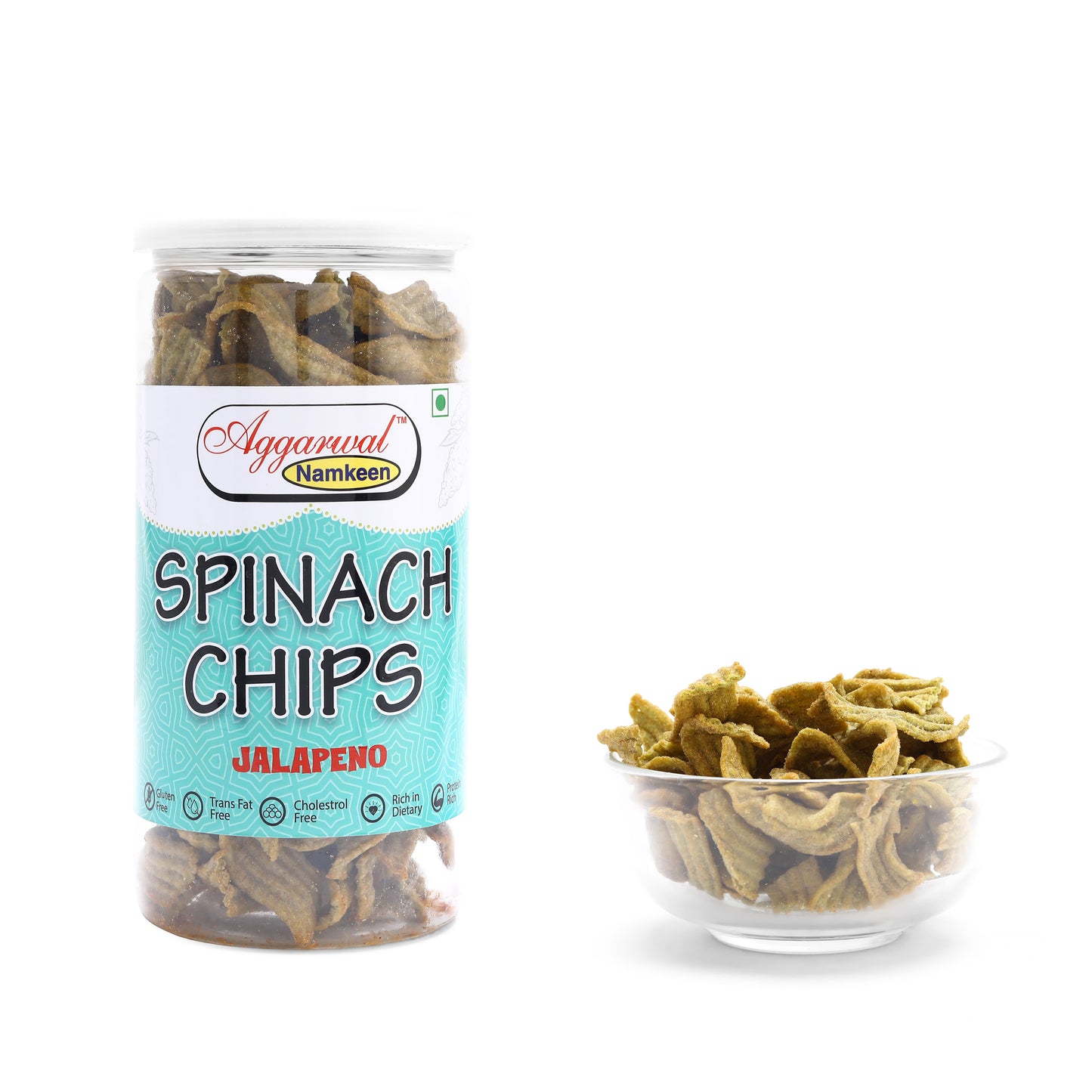 Palak Chips Jalapeno (150 Gm)