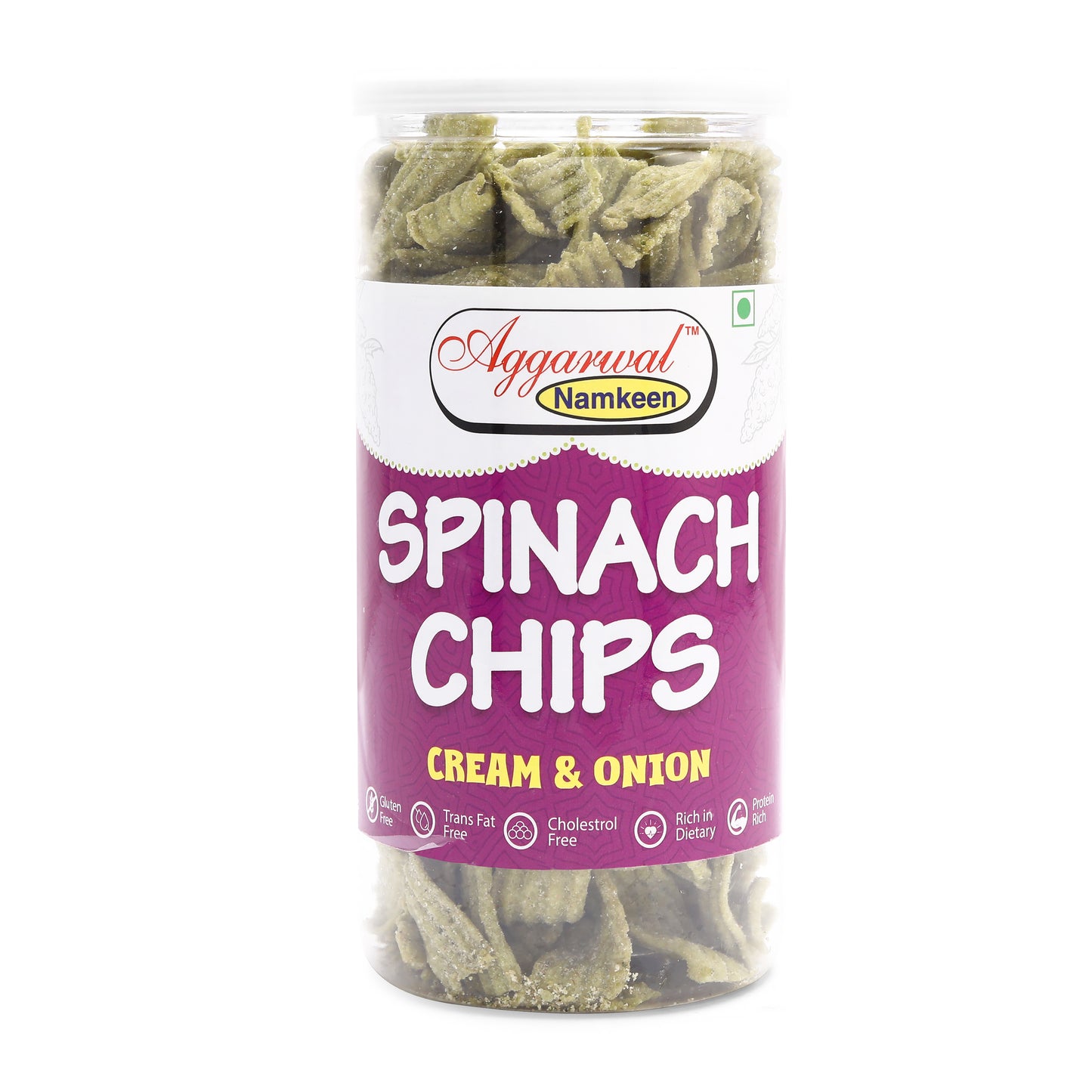 Palak Chips Cream & Onion (150 Gm)