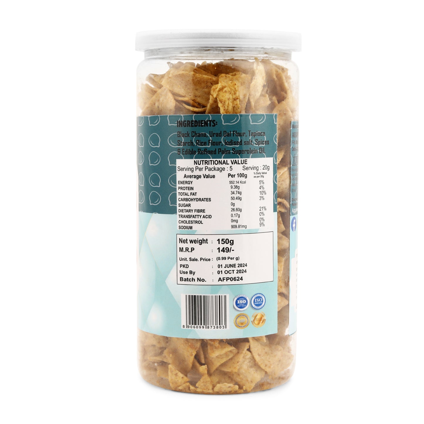 Kala Channa Chips Bhel Chaska (150 Gm)