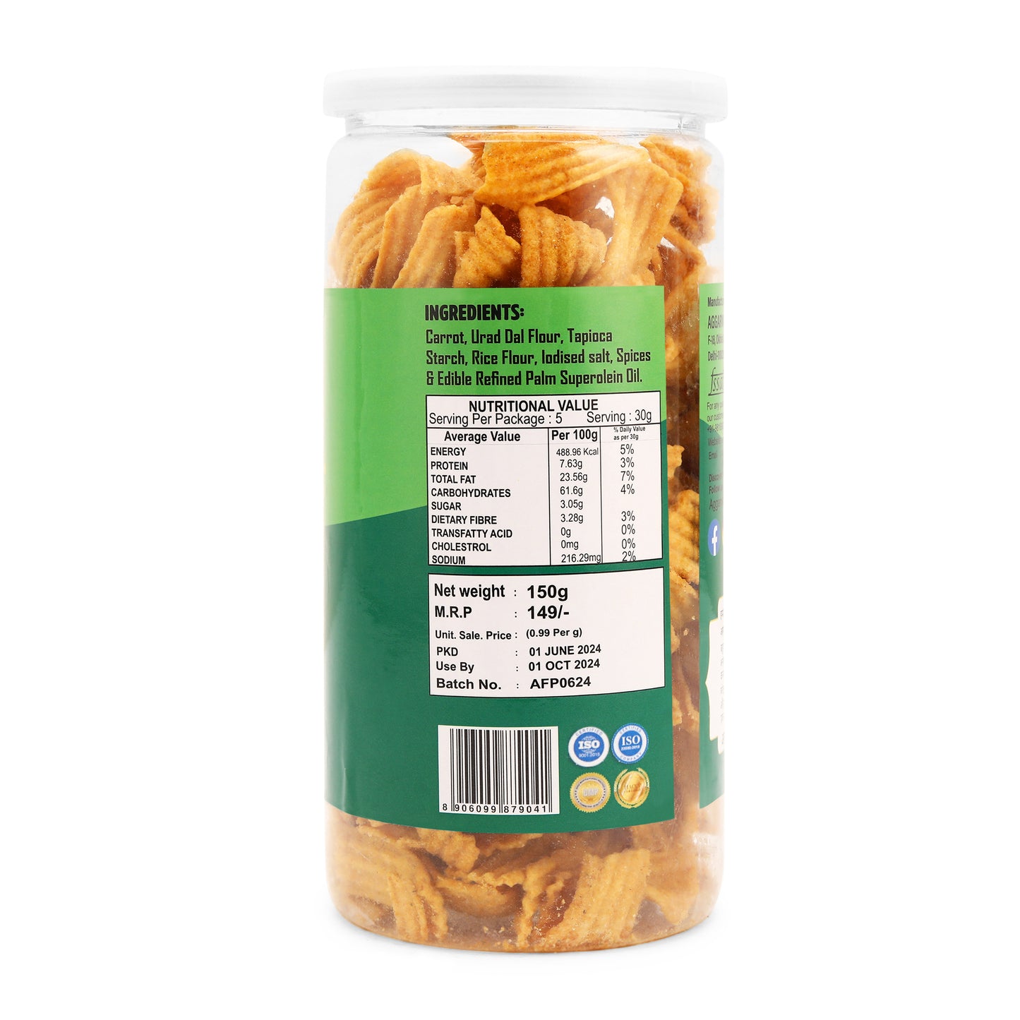 CARROT CHIPS BHEL CHASKA ( 150 Gm )