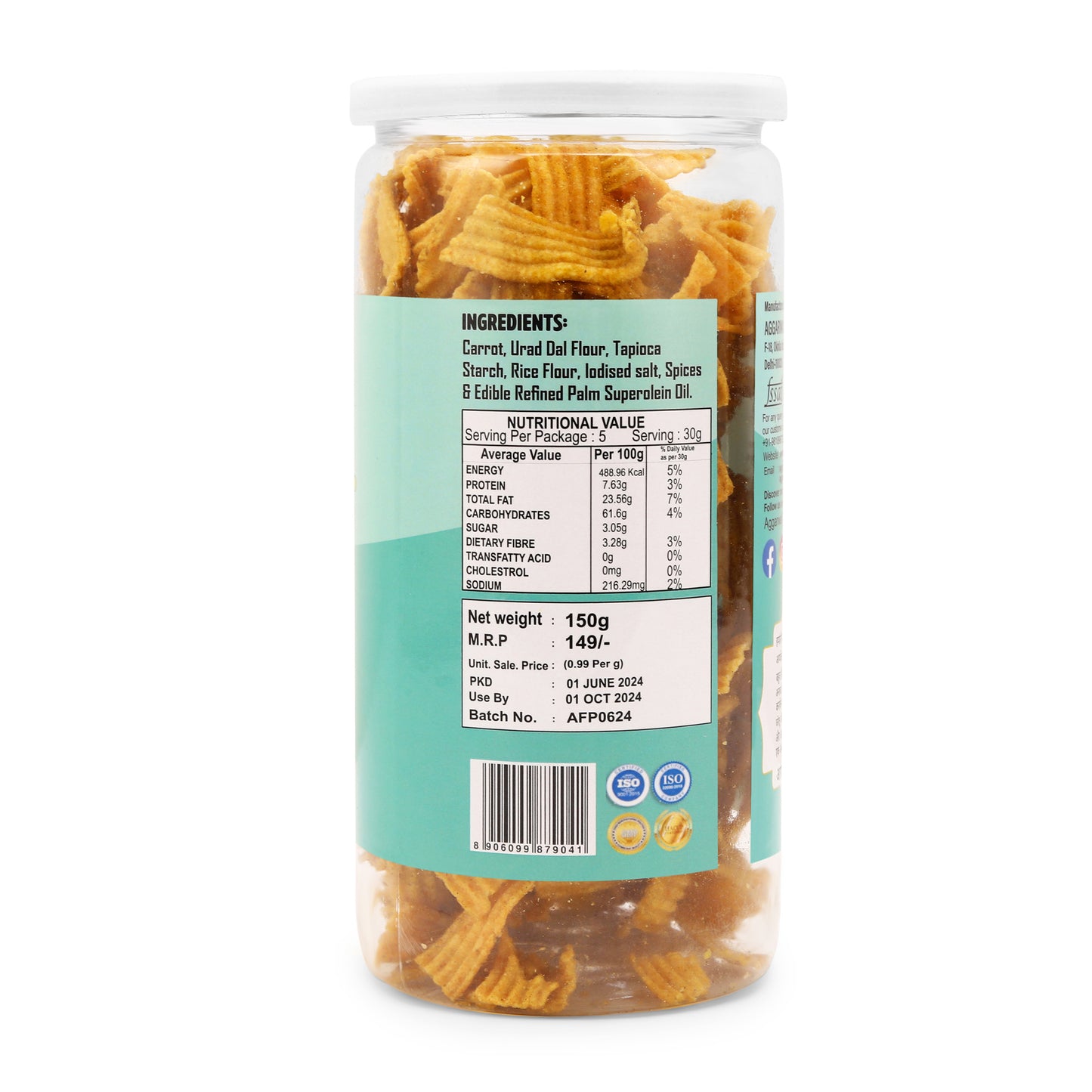 CARROT CHIPS JALAPENO ( 150 Gm )