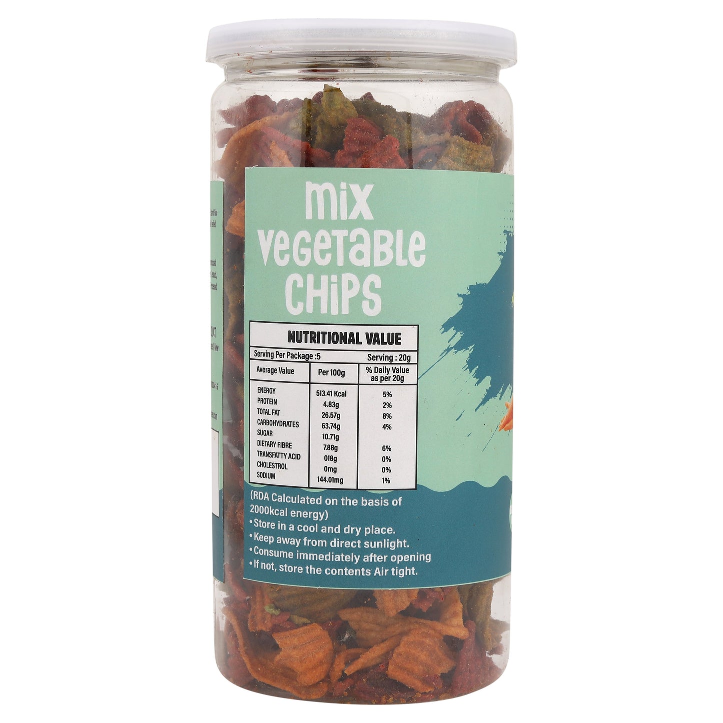 Mix vegetable chips Pudina ( 150 Gm )