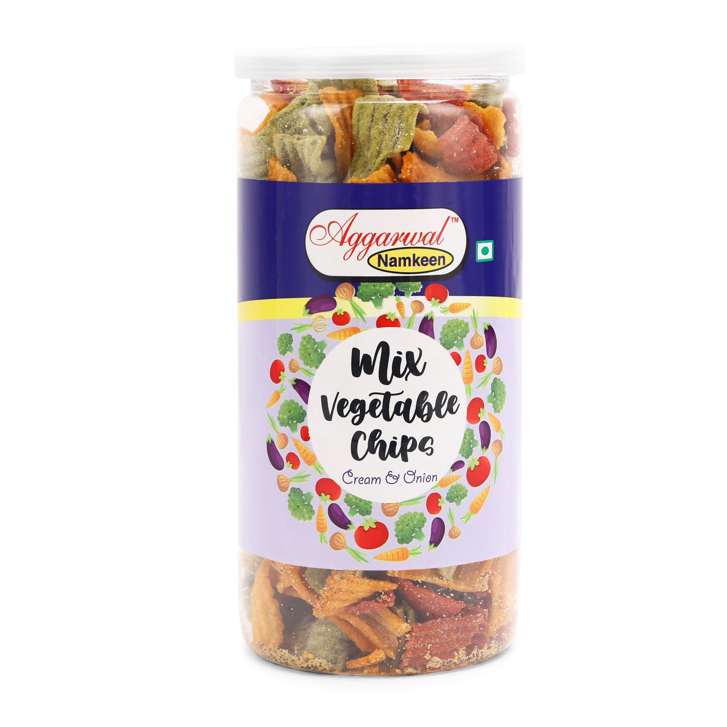 MIX VEGETABLE CHIPS CREAM & ONION ( 150 Gm )