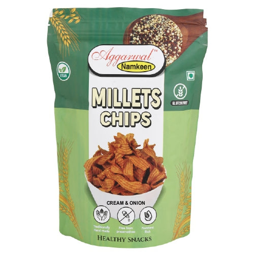 Millets Chips Cream & Onion (75 Gm)