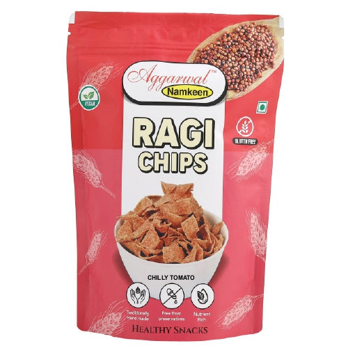 Ragi & Nachani Chips Chilly Tomato (75 Gm)