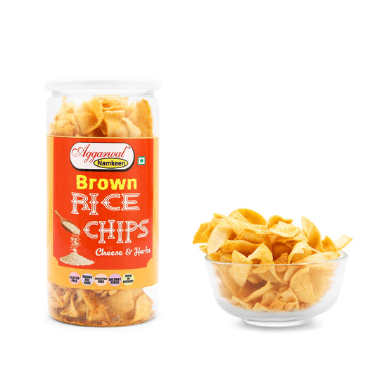 Brown Rice Chips Cheese & Herb (150 Gm)
