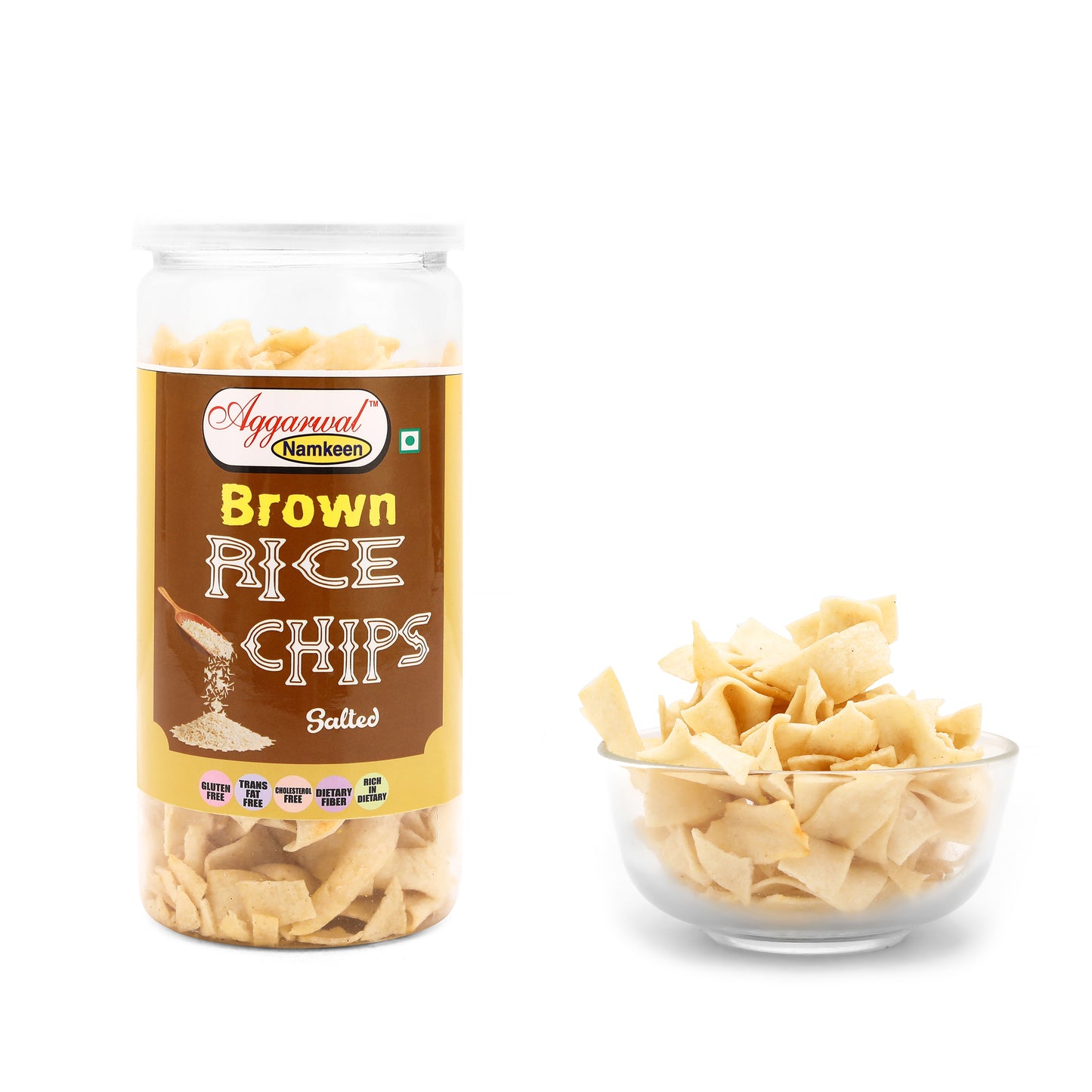 Brown Rice Chips Salted (150 Gm)