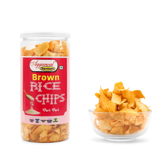 BROWN RICE CHIPS PERI PERI ( 150 Gm )