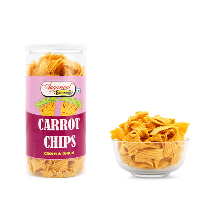 CARROT CHIPS CREAM & ONION ( 150 Gm )