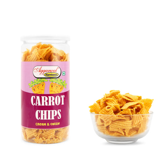 CARROT CHIPS CREAM & ONION ( 150 Gm )
