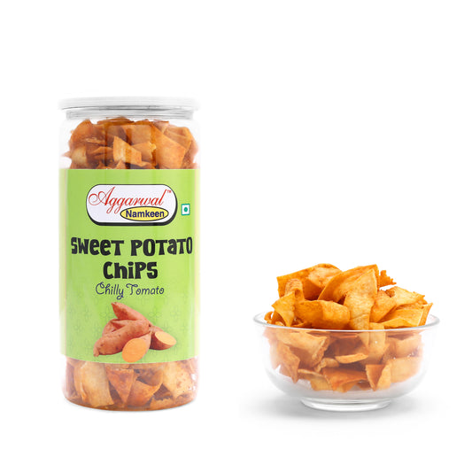 SWEET POTATO CHIPS CHILLY TOMATO ( 150 Gm )