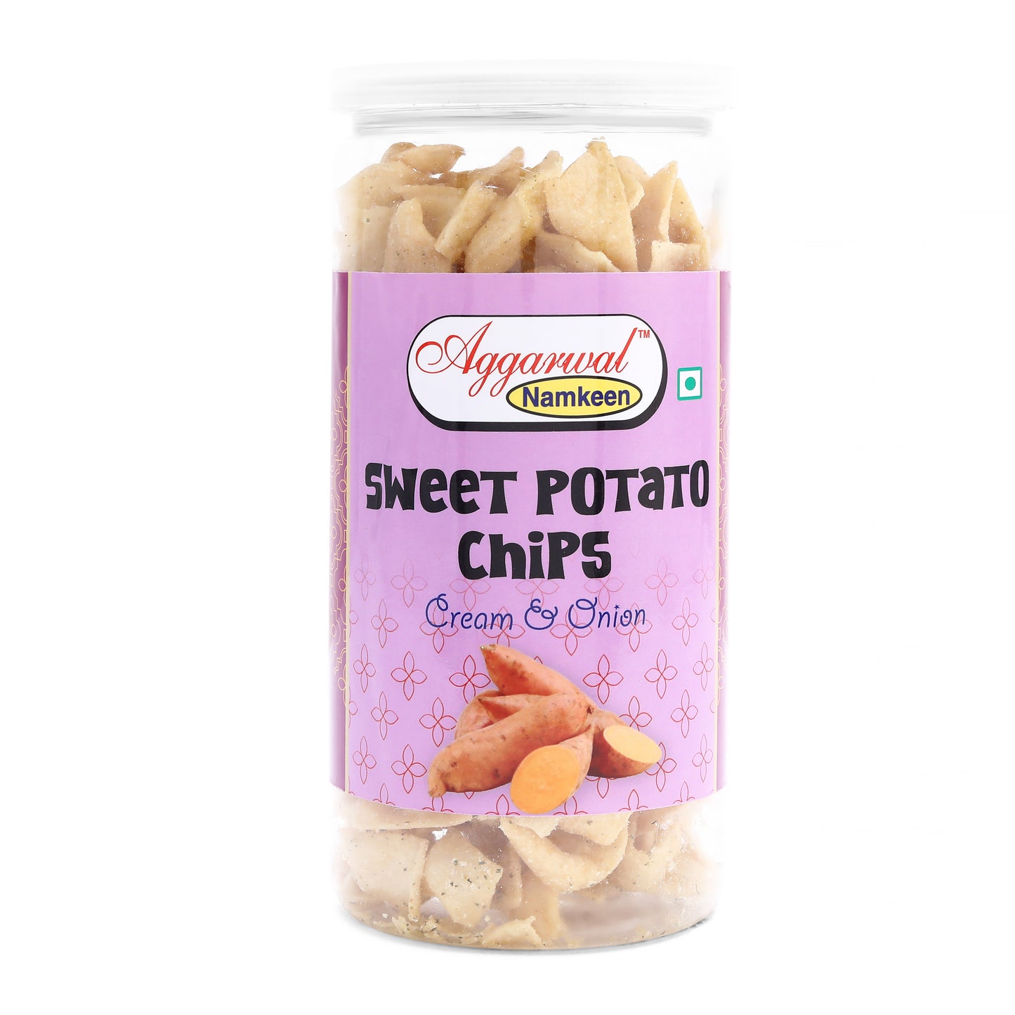 SWEET POTATO CHIPS CREAM & ONION ( 150 Gm )