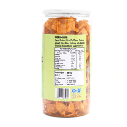 SWEET POTATO CHIPS CHILLY TOMATO ( 150 Gm )