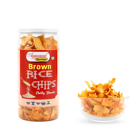 Brown Rice Chips Chilly Tomato (150 Gm)