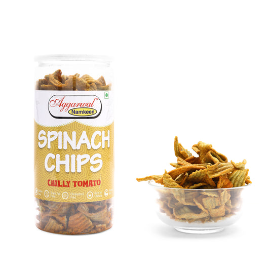 Palak Chips Chilly Tomato (150 Gm)