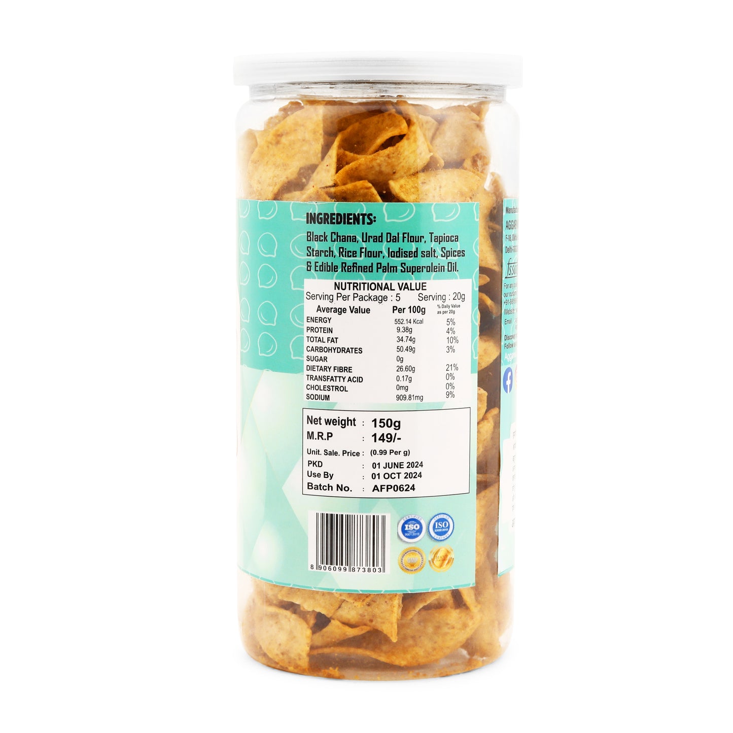 Kala Channa Chips Jalapeno (150 Gm)