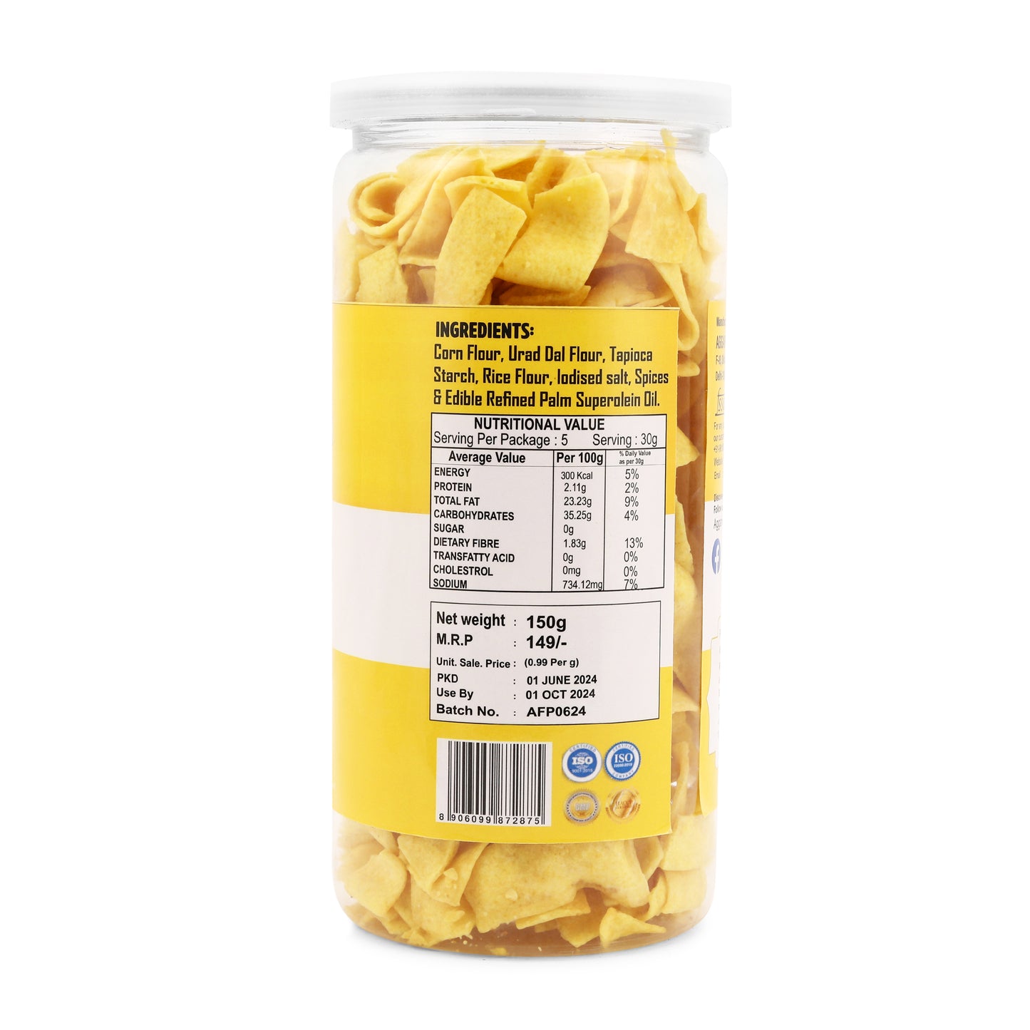 Makai Chips Salted (150 Gm)