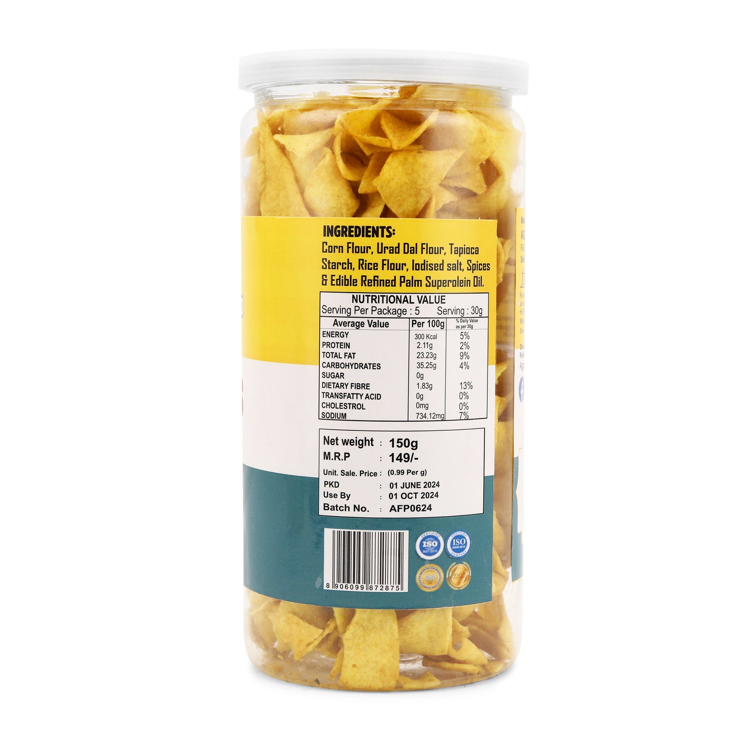 Makai Chips Achari (150 Gm)