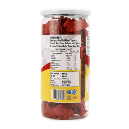 Beetroot Chips Salted (150 Gm)
