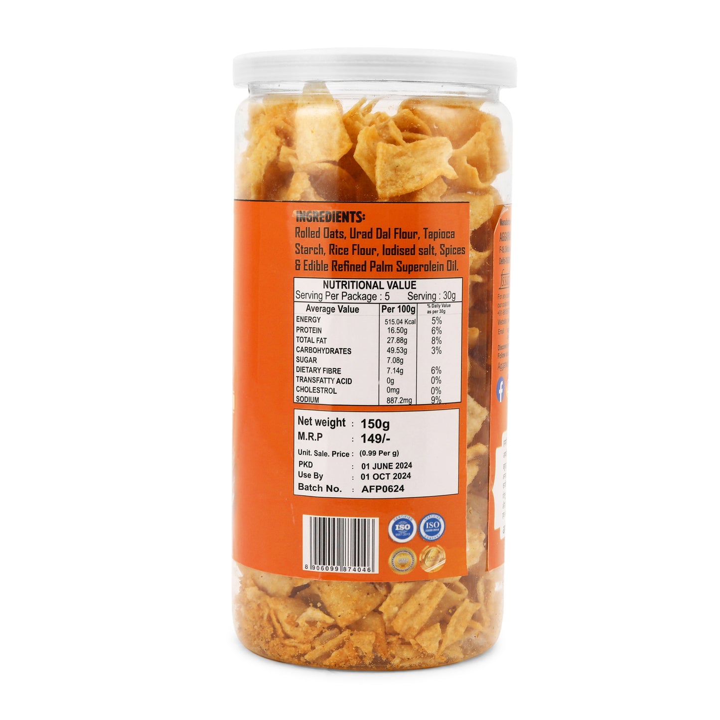 Oats Chips Cheese & Herb (150 Gm)