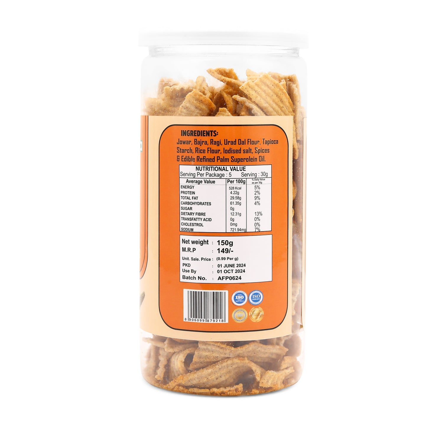 Millets Chips Cheese & Herb (150 Gm)