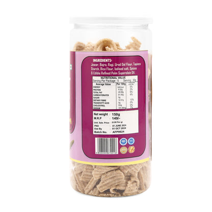 Millets Chips Cream & Onion (150 Gm)