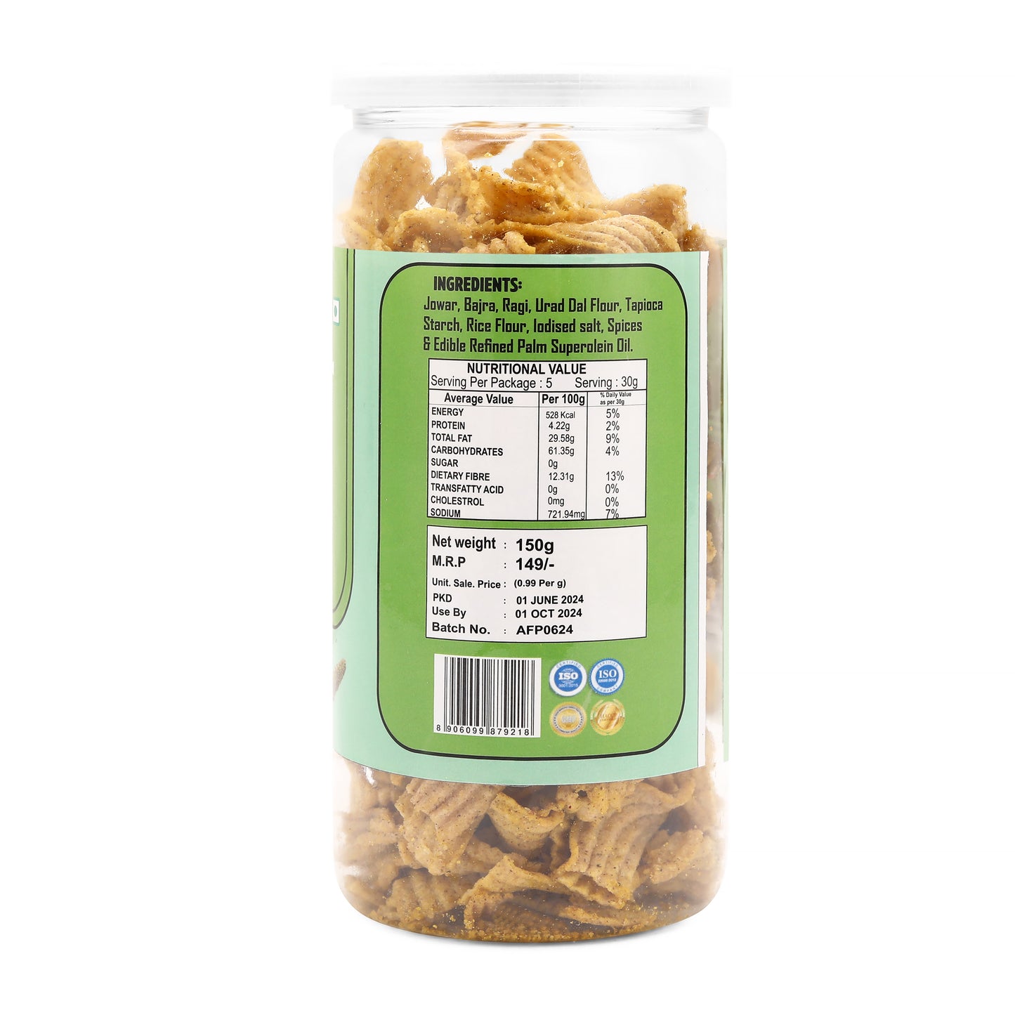 Millets Chips Spicy Treat (150 Gm)