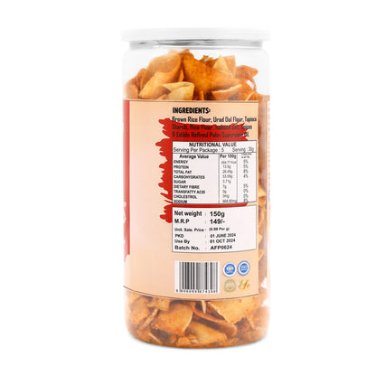 Brown Rice Chips Chilly Tomato (150 Gm)