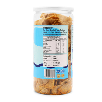 Ragi & Nachani Chips Cheese & Herb (150 Gm)