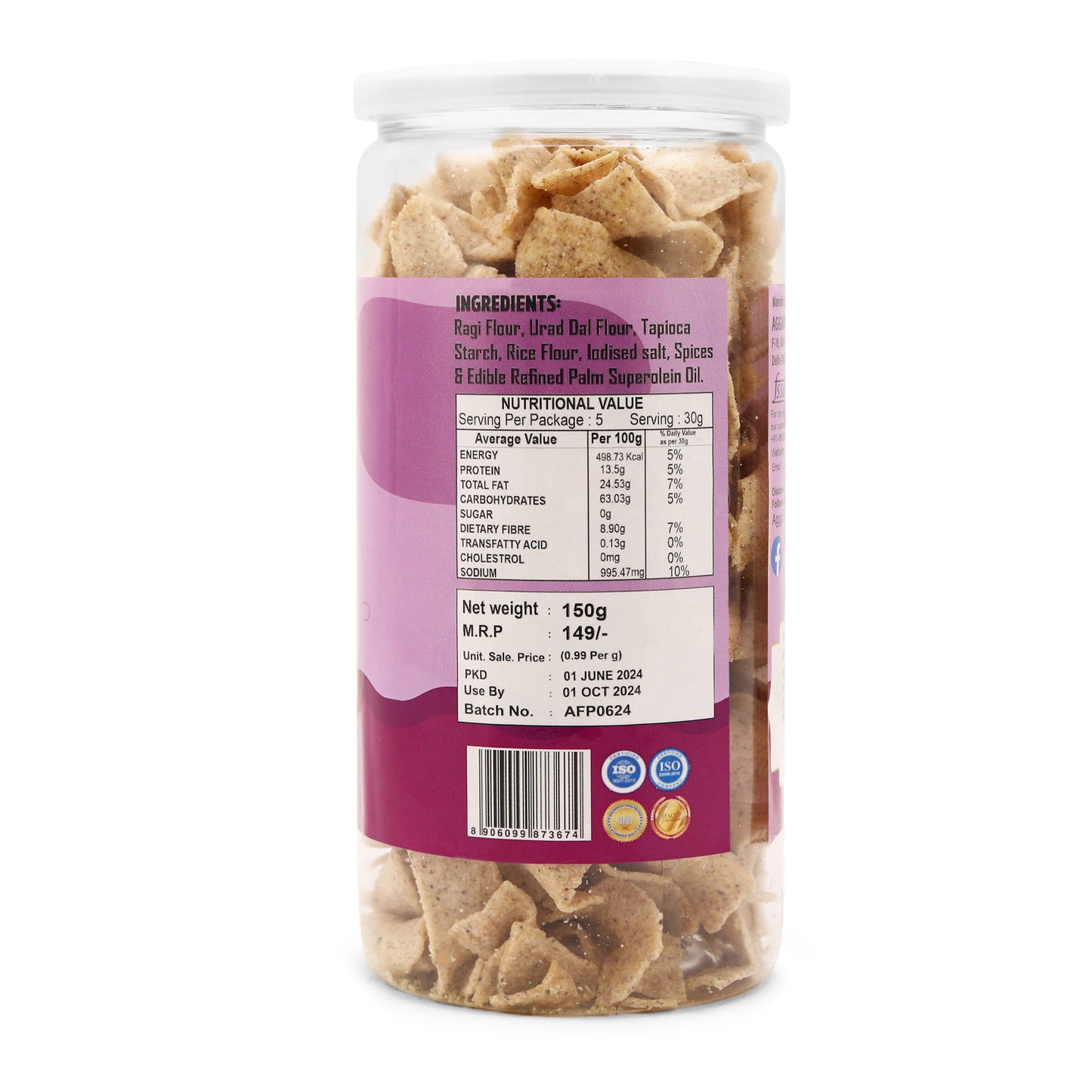 Ragi & Nachani Cream & Onion (150 Gm)