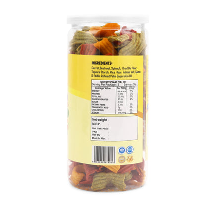 MIX VEGETABLE CHIPS SALTED ( 150 Gm )