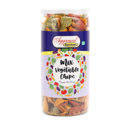 MIX VEGETABLE CHIPS CREAM & ONION ( 150 Gm )