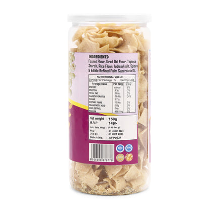 MAKHANA CHIPS CREAM & ONION ( 150 Gm )