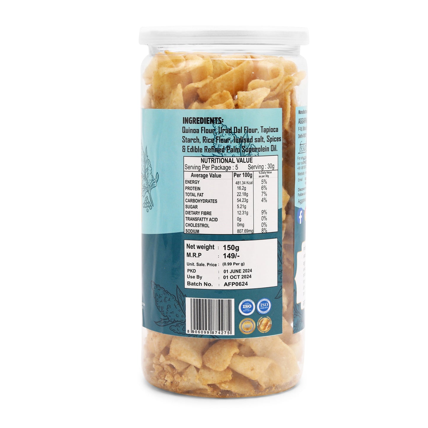Quinoa Chips Bhel Chaska (150 Gm)