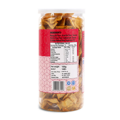 Moong Dal Chips Peri Peri (150 Gm)