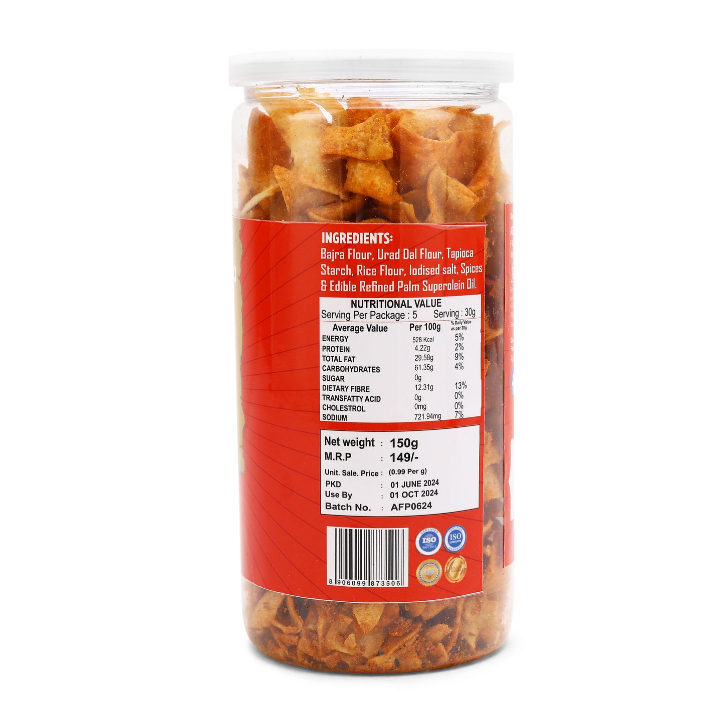 Bajra Pearl Chips Masala (150 Gm)