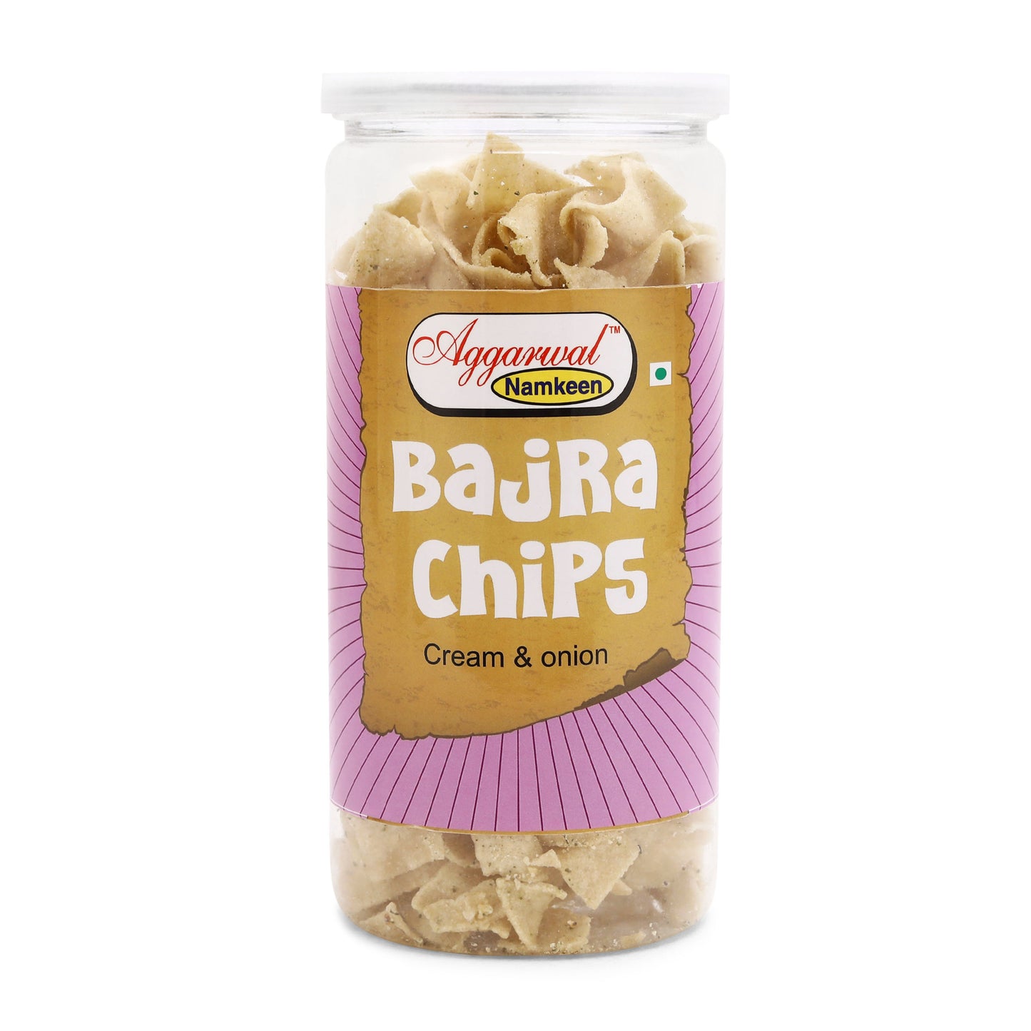 Bajra Pearl Chips Cream & Onion (150 Gm)