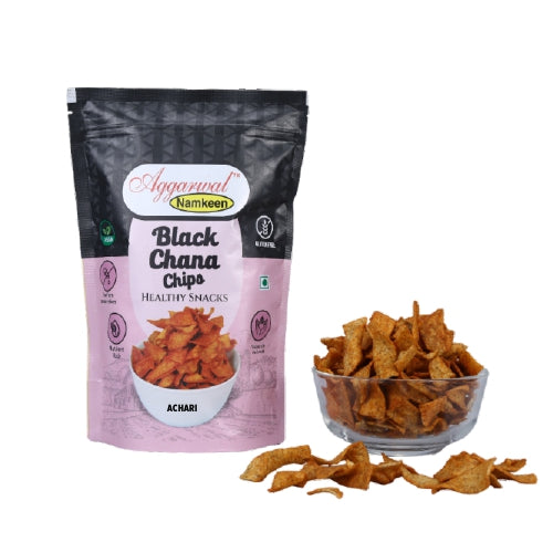 Kala Channa Chips Achari (75 Gm)