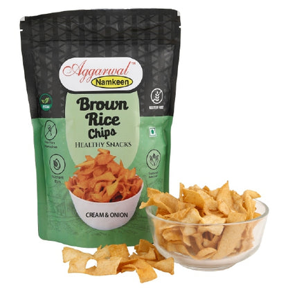 BROWN RICE CHIPS CREAM & ONION ( 75 Gm )