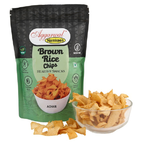 BROWN RICE CHIPS ACHARI ( 75 Gm )