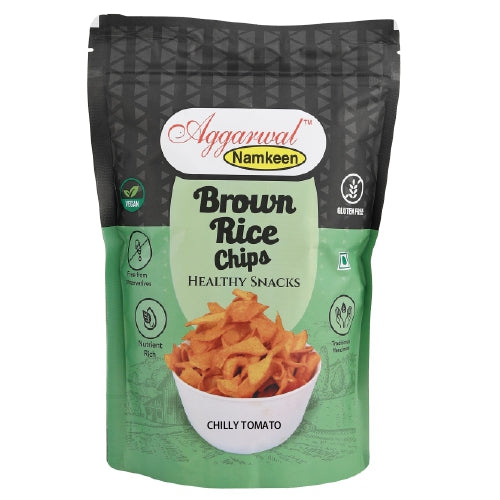 BROWN RICE CHIPS CHILLY TOMATO ( 75 Gm )