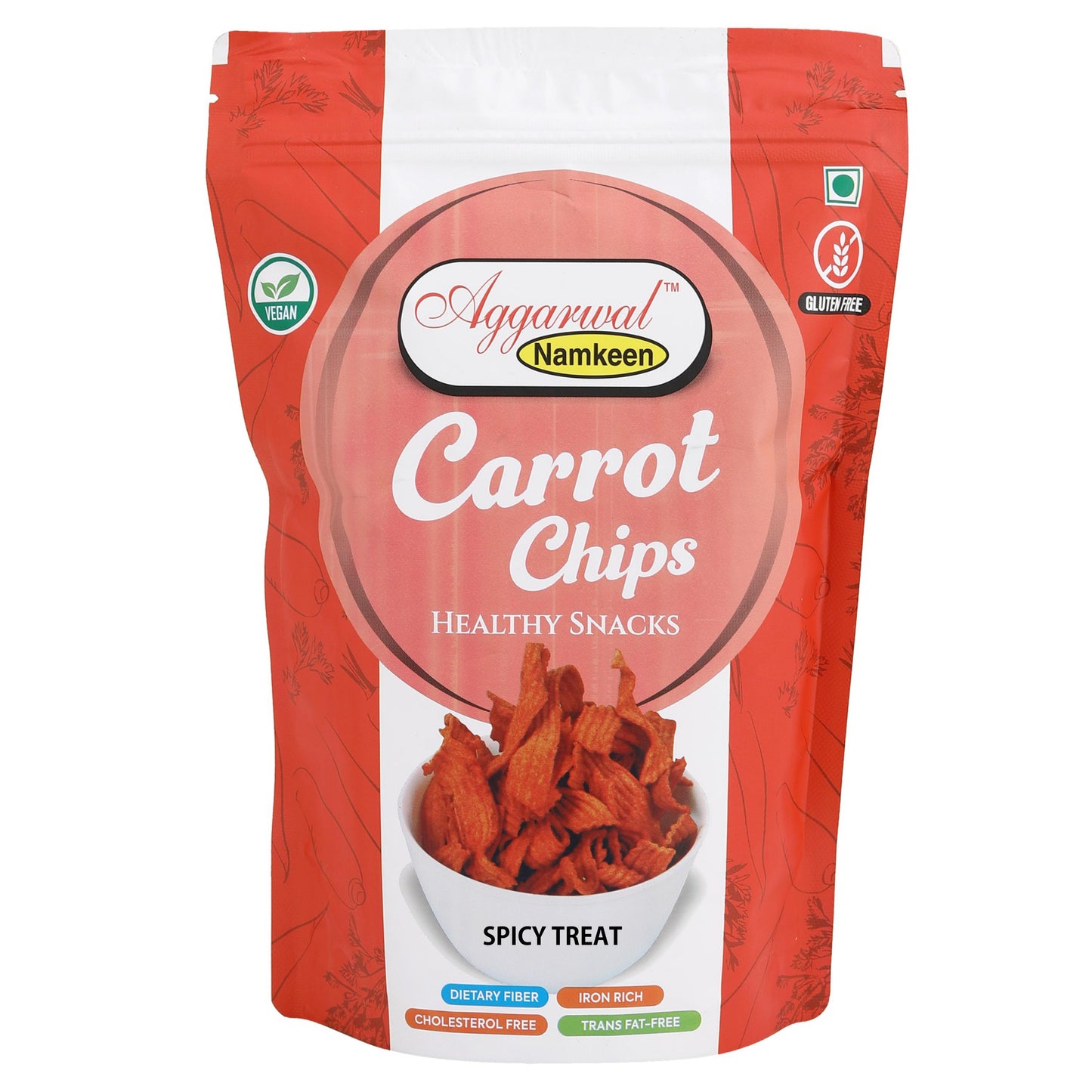 CARROT CHIPS SPICY TREAT ( 75 Gm )