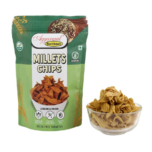 Millets Chips Cream & Onion (75 Gm)