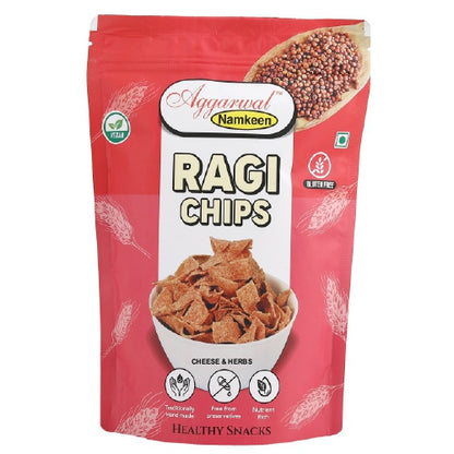 Ragi & Nachani Chips Cheese & Herb (75 Gm)