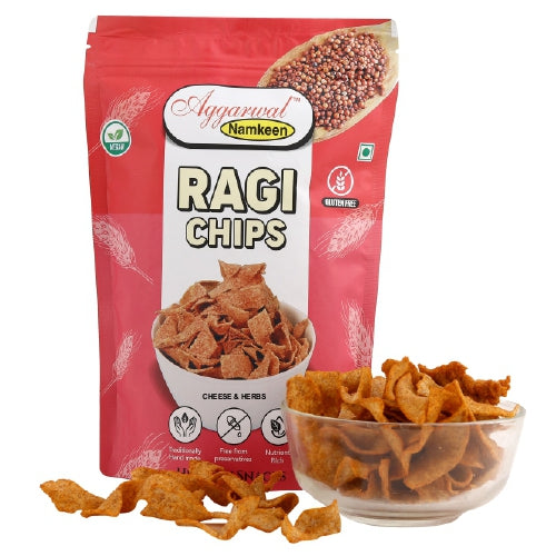 Ragi & Nachani Chips Cheese & Herb (75 Gm)