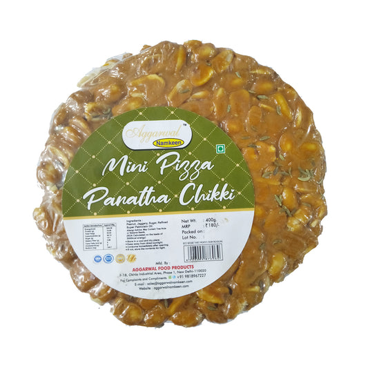 Mini Pizza Paratha Chikki (400 Gm)