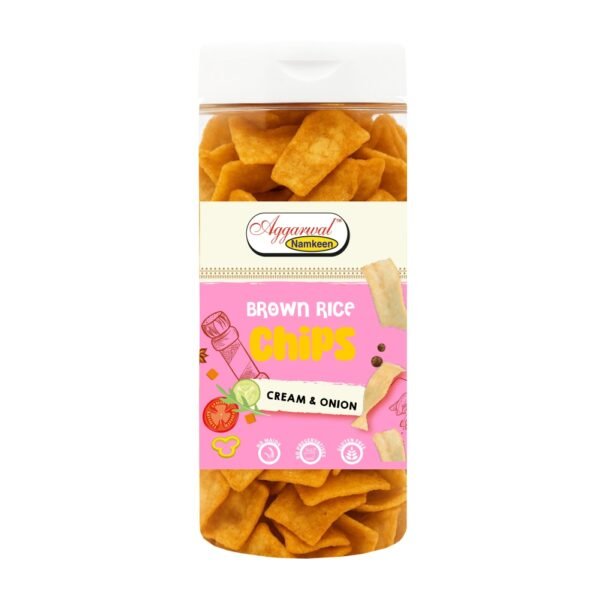 Brown Rice Chips Cream & Onion (150 Gm)