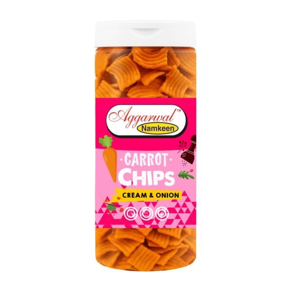 Carrot Chips Cream & Onion (150 Gm)