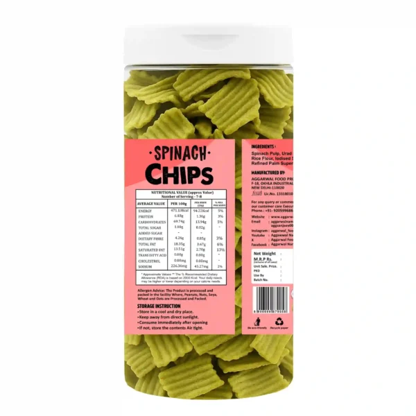 Palak Chips Peri Peri (150 Gm) - Image 4