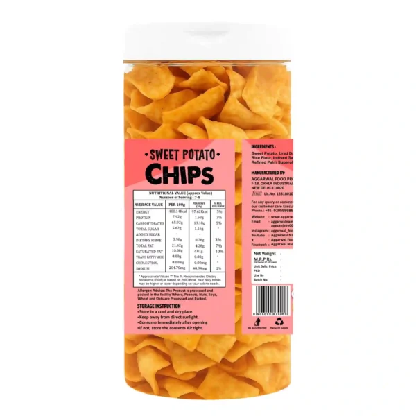 Sweet Potato Chips Peri Peri (150 Gm) - Image 4